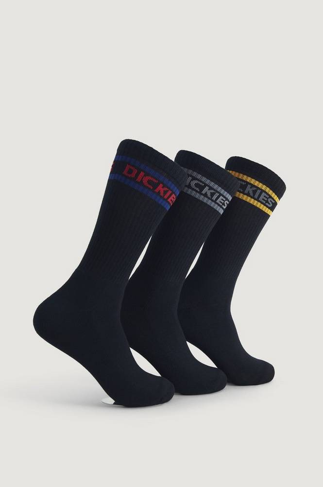 Sukat Dickies Premium Socks Stripes, 3 paria