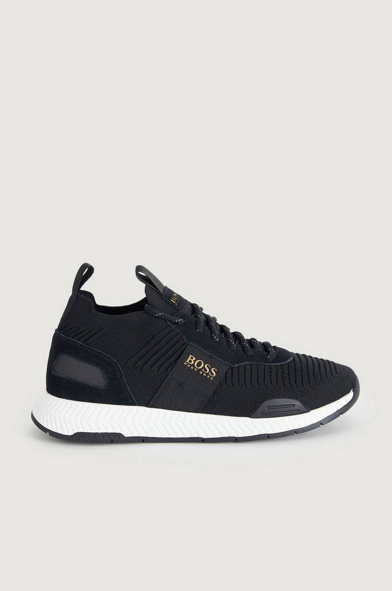 boss titanium runn sneaker