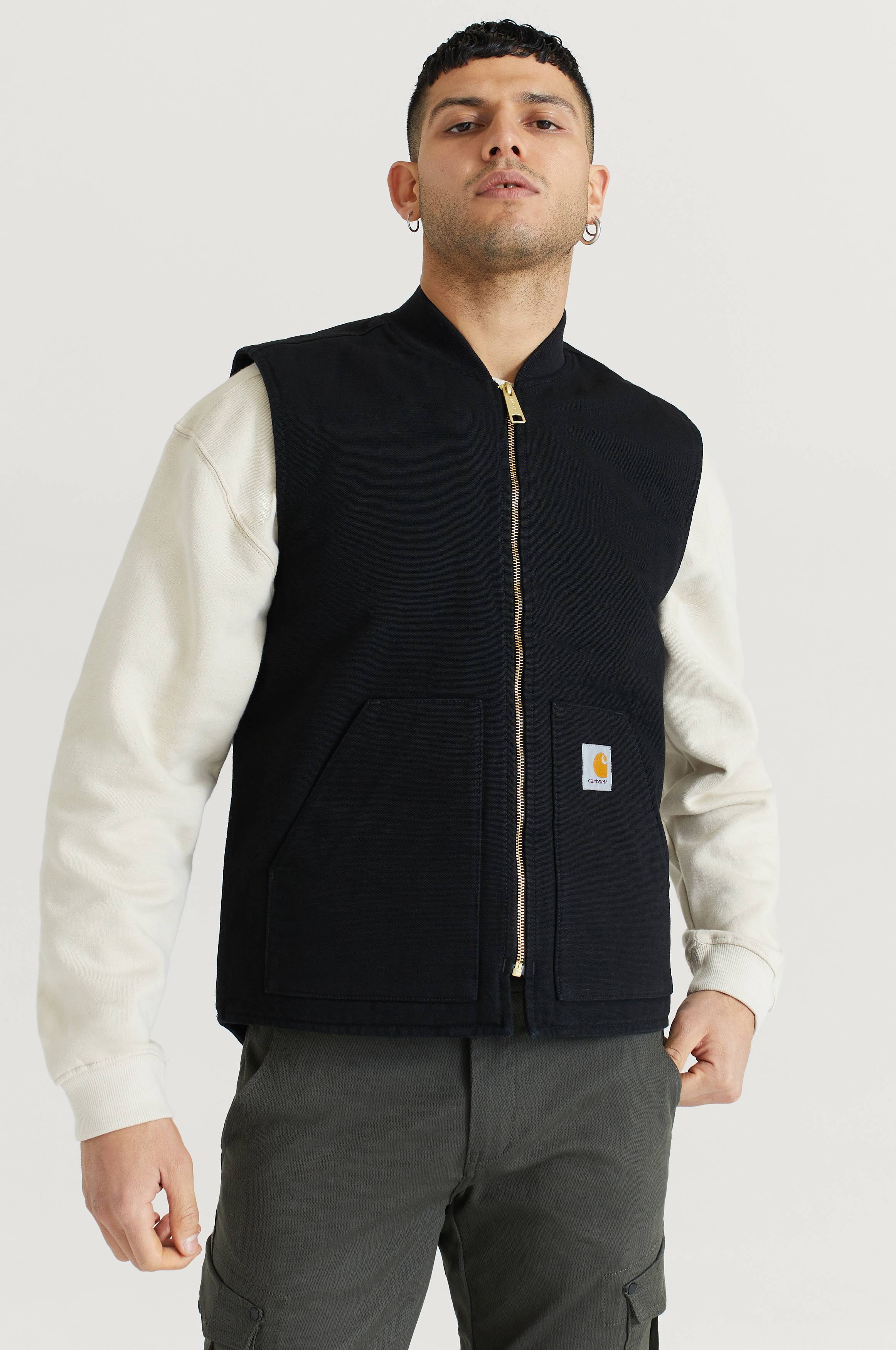 carhartt vest sort