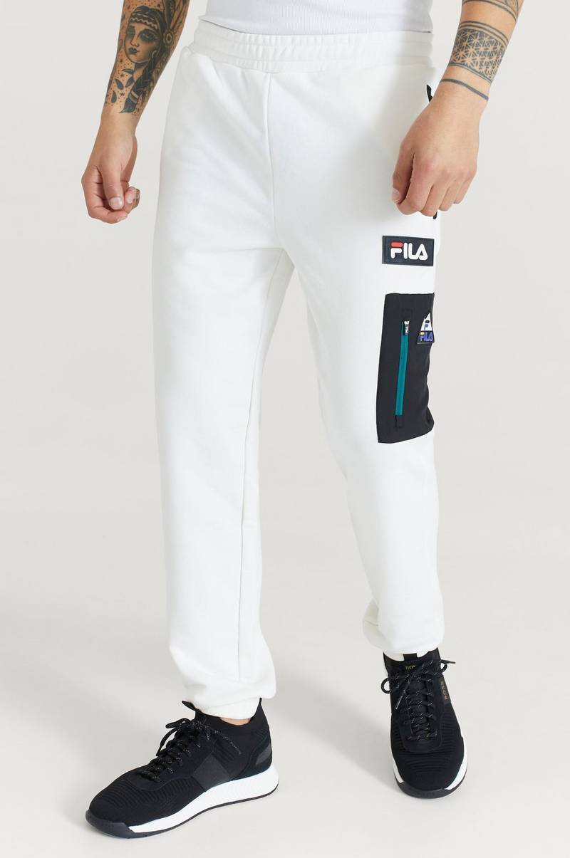 FILA Sweatpants Men Clem Sweatpants Vit Kläder Stayhard.se
